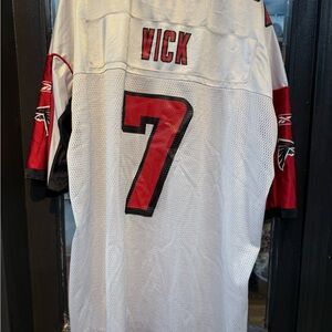 vintage Reebok Michael Vick Atlanta Falcons #7 NFL jersey Size 2xl White